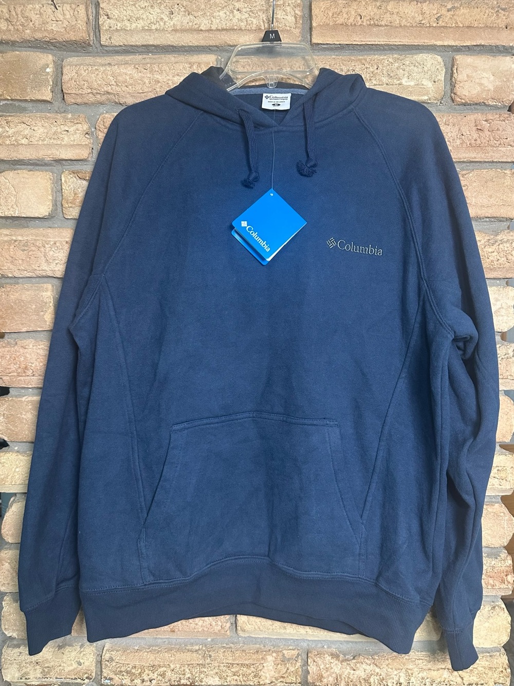 NWT Columbia Men's Navy Hart Mountain Hoodie Size M